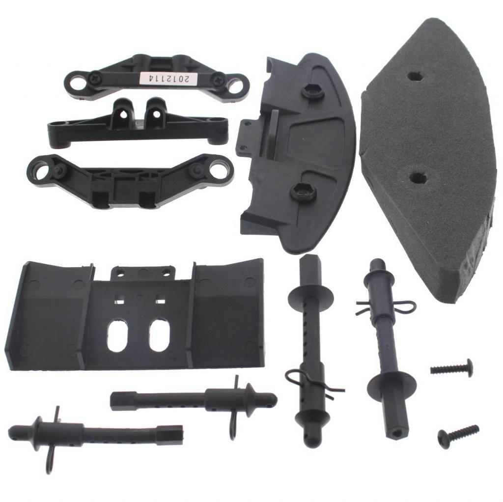 HPI Racing 1/10 E10 Front Bumper, Shock Mounts, Body Posts & Clips ...