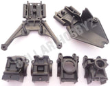 Traxxas 1/10 Stampede 4x4 VXL Front & Rear Bulkheads & Differential Covers - 10