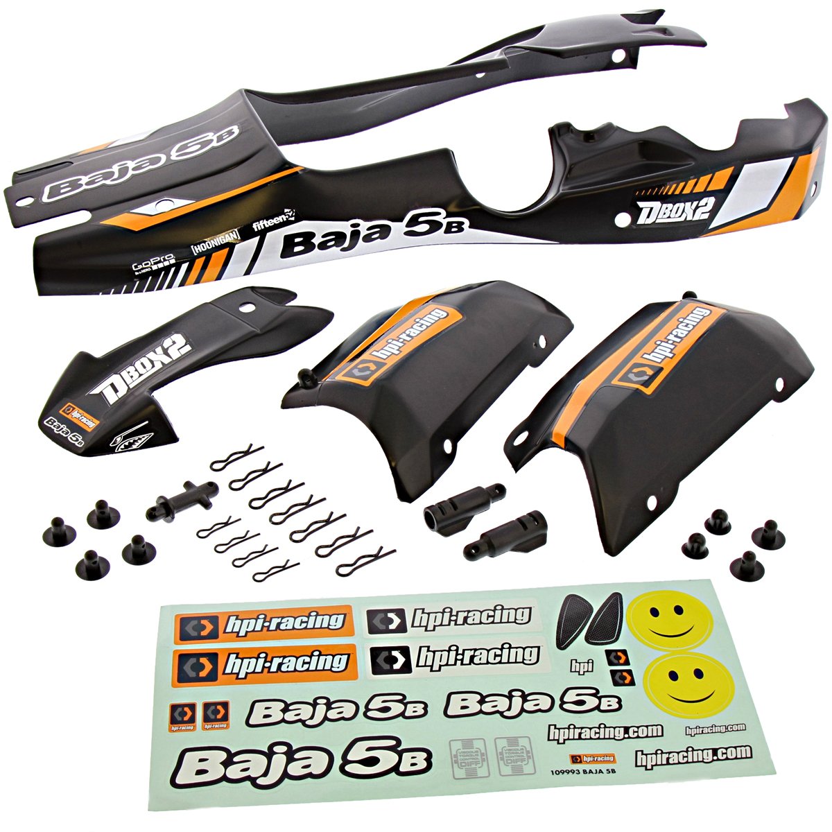 HPI Racing 1/5 Baja 5B Body, Decals & Posts – RacingCar Store