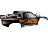 HPI Racing 1/5 Baja 5SC Matte Black Baja Body, Decals & Clips - 5sc_body2