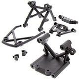 HPI Racing 1/5 Baja 5SC Front Bulk Head & Bumper Set - 5sc_front_end_parts