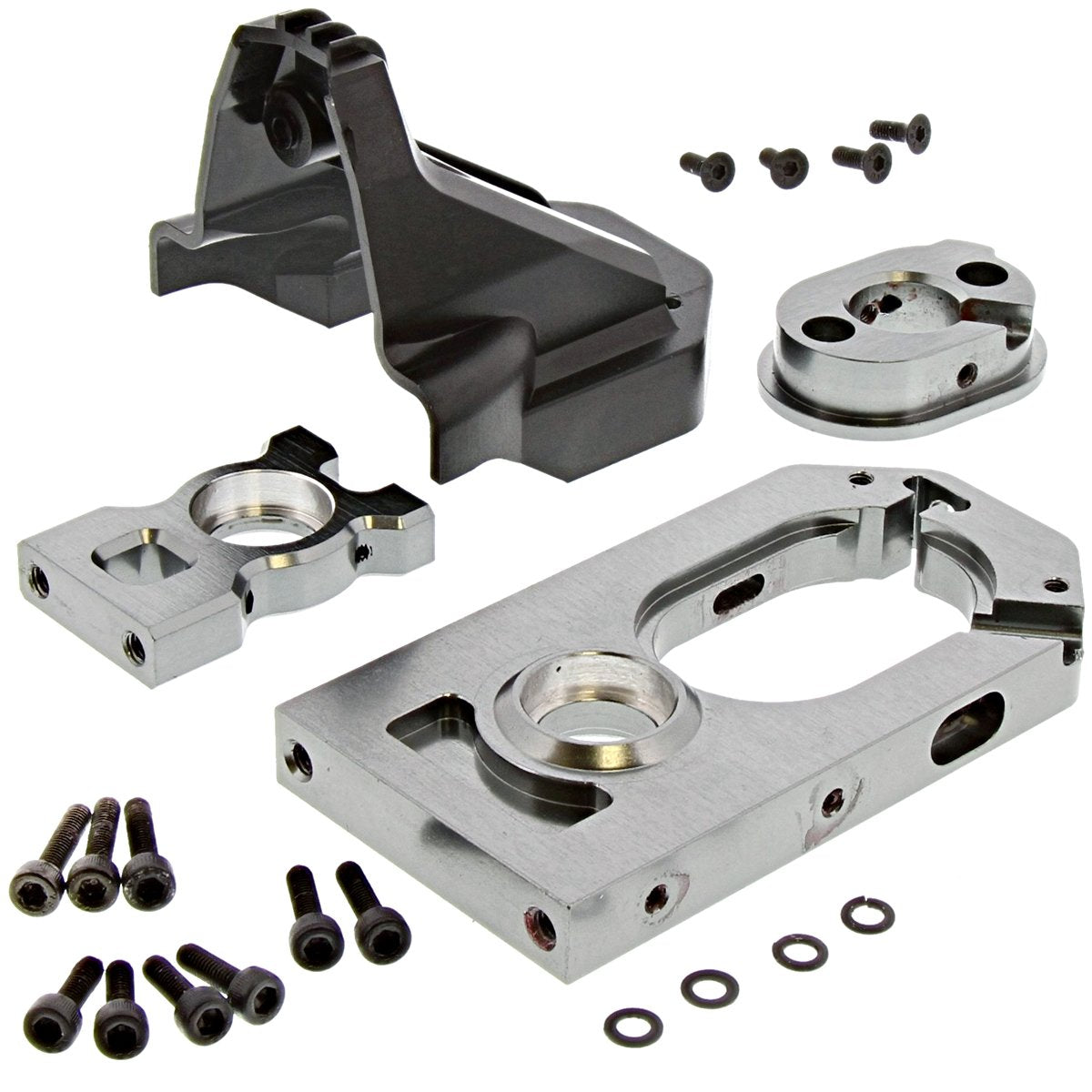 Thunder Tiger 1/8 K-Rock MT4 G5 Motor & Center Diff Mounts