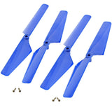Traxxas LaTrax Alias Quadcopter 4 Blue Rotor Blades & Screws - alias_blades4_blue