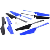 Traxxas LaTrax Alias Quadcopter 4 Blue & 4 Black Rotor Blades & Screws - alias_blades_blue_b9ef6f1f-bdba-4713-aa0d-f01897f295ac