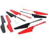 Traxxas LaTrax Alias Quadcopter 4 Red & 4 Black Rotor Blades & Screws - alias_blades_red_84f7901e-1a47-42a5-85c8-99f48aa451d6