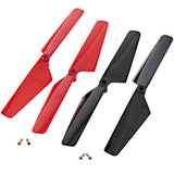 Traxxas LaTrax Alias Quadcopter 2 Red & 2 Black Rotor Blades & Screws - alias_blades_red_black_01451368-4150-4b79-b2fd-b98b276280c4