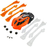 Traxxas LaTrax Alias Quadcopter Orange & Black Canopy & LED Lens with Feet & Screws - alias_canopy_orange