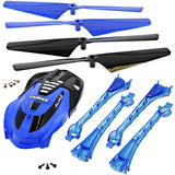Traxxas LaTrax Alias Quadcopter Blue Conversion Kit w/ Canopy, 4 Blades & Lenses - alias_conversion_blue