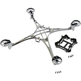 Traxxas LaTrax Alias Quadcopter Black Chrome Upper Main Frame & Black Lower - alias_frame_chrome