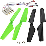 Traxxas LaTrax Alias Quadcopter 4 High Output Motors & Green & Black Blades - alias_motors_26_green