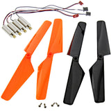 Traxxas LaTrax Alias Quadcopter 4 High Output Motors & Orange & Black Blades - alias_motors_26_orange_f67026df-c102-41bf-8439-66bf667e5ee2