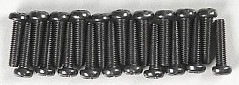 Associated 20 Button Head Phillips Screws - M3x12mm, 25182 - asc25182