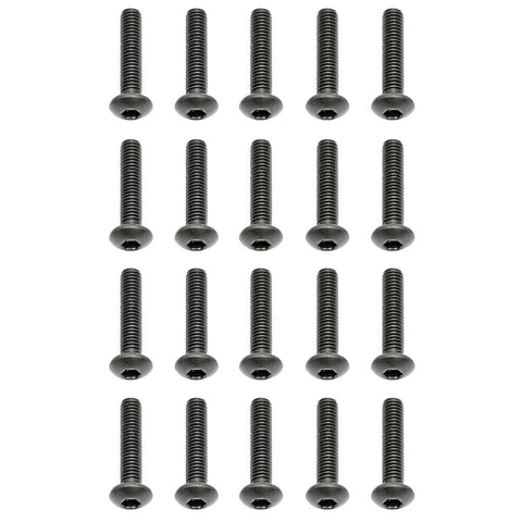 Associated 20 Button Head Hex Screws - M3x14mm, 25187 - asc25187_934e9111-b828-4790-bcd1-fb56997ce07d