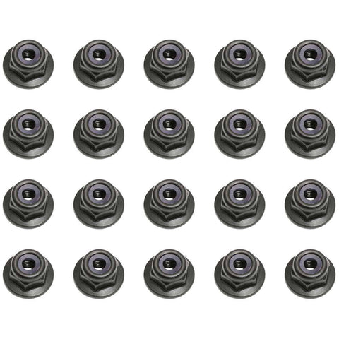 Associated 20 Locknuts w/Flange - M3, 25612 - asc25612_b8156703-978c-4d93-bdac-b58b66acea31