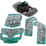 Kyosho 1/10 AXXE RS Green Outer Body Panel Set & Interior - axxe_body_teal2_385beef4-fd7c-468c-82c3-dc825098ad56