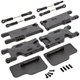 Thunder Tiger 1/8 Bushmaster Front & Rear Suspension Arms, Plates, Turnbuckles & Mud Guards - bmaster_arms2_c68cbcbd-c9f2-4724-b2bb-c92267a88dbd