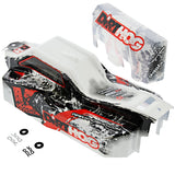 Kyosho 1/10 Dirt Hog RS White, Red, & Black T2 Body & Wing - dirthog_body_red2