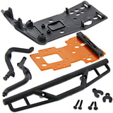 HPI Racing 1/8 Savage XL Flux Bulkhead Mount, Skidplate & Rear Bumper - fluxxl_bumper_rear