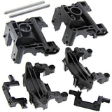 HPI Racing 1/8 Savage XL Flux Bulkhead Gearboxes & Joint Posts - fluxxl_diff_cases