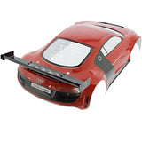 Kyosho 1/8 Inferno GT2 RS Red Audi R8 LMS Body & Wing - gt2_body_-_red_audi2