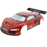 Kyosho 1/8 Inferno GT2 RS Red Audi R8 LMS Body & Wing - gt2_body_-_red_audi