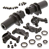 Thunder Tiger 1/10 Jackal Desert Buggy Axle Shaft Tubes, Steering & Caster Blocks - jackal_axle_carriers
