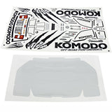 Gmade 1/10 Komodo Black Body, Decals & Posts - komodo_body3