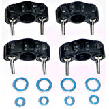 Traxxas 1/16 1/16 Ford Fiesta Axle Carriers, Pivot Balls & Bearings - mfiesta_carriers