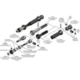 MIP X-Duty CVD Kit, Rear, Slash 4x4, Black, 10130 - mip10130_2