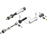 MIP X-Duty CVD Kit, Rear, Slash 4x4, Black, 10130 - mip10130_3