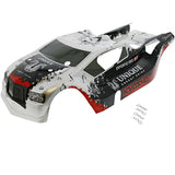 Kyosho 1/8 Inferno Neo ST White, Black & Red Body - neost_body