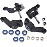 Traxxas 1/10 Nitro Rustler Axle Carriers, Steering Blocks, Spindles & 8 Bearings - nrustler_carriers