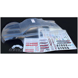 Traxxas 1/10 Slash 4x4 Platinum Clear Body & Decals - platinum_body_clear