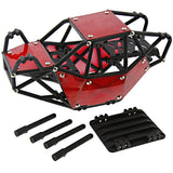 Gmade 1/10 R1 Rock Crawler Red Body Panels, Chassis Set & Plates - r1_body2