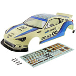 HPI Racing 1/10 RS4 Sport 3 & Drift Fatlace Subaru BRZ Body, White & Blue - rs4s_body_blue_5112a341-46fc-499a-a6db-a2561e841d0a