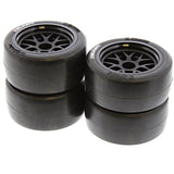 HPI Racing 1/10 RS4 Sport 3 & Drift Falken Azenis Slick Tires & BBS Spoke Wheels - rs4s_tires_blk_flux3_20dab2bc-258e-4d0c-a17b-f00dd097fe8a