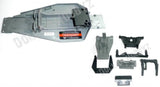 Traxxas 1/10 Rustler VXL Chassis, Shock Towers, Bumper & Skid Plates - rustlerchassis