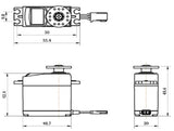 Savox High Torque Metal Gear Digital Servo .18/222, SC-0251MG - savsc0251mg_3