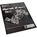 HPI Racing 1/10 Sprint 2 Sport / Drift Complete Roller/Rolling Chassis - ssprint_roller8_8a0142c5-2020-4dbb-8fb8-eeb16f124864