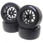 HPI Racing 1/10 Sprint 2 Sport / Drift F&R Falken Tires/Slicks & 14-Spoke Mesh 12mm Hex Wheels - ssprint_tires_bk_14s_37d5cd5f-1448-42d2-ae2a-00649c041b50
