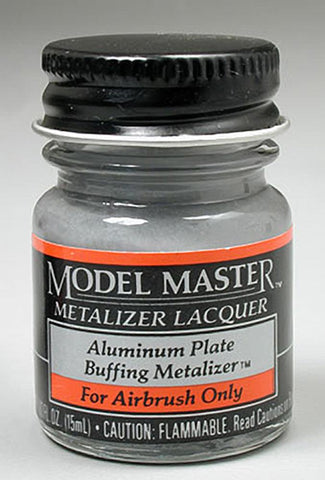 Testors 1401 Model Master Aluminum Buff Metallic 1/2 oz, 1401 - tes1401_919ce757-22b1-41a0-a324-f126d2c137b1