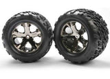Traxxas 1/10 Stampede 2WD XL-5 4 Talon Tires & All Star 12mm Wheels - tra3668a