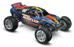 Traxxas 1/10 Nitro Rustler 2WD RTR, Blue, 44096-3 - tra44096-3-bb
