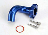 Traxxas 1/10 Nitro 4-Tec Exhaust Header, Pipe Coupler & Ties - tra5287_ad0779f1-1ab1-41a9-9260-0b6ca3f11b8c