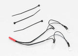 Traxxas 1/10 Summit Front & Rear Bumpers, LED Lights & Harness - tra5689