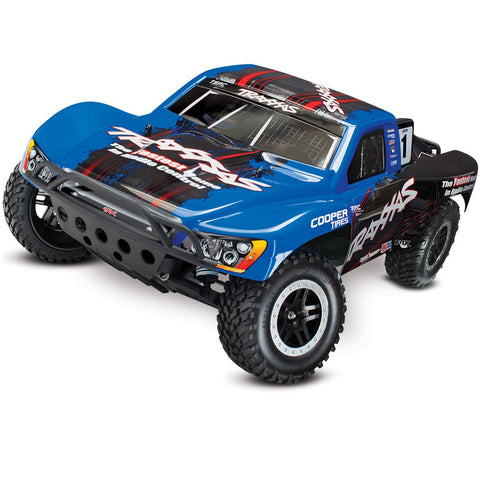 Traxxas Slash VXL 2WD RTR w/TSM, Blue Edition #1, 58076-4 - tra58076-4-bb