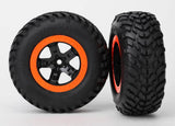 Traxxas 1/10 Slash 2WD Orange 12mm Hex Wheels & Tires - tra5863_12fe944e-f5dc-49bf-8406-e397da999b4e