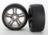 Traxxas 1/7 XO-1 Supercar Slick Tires & 17mm Hex Black Chrome Wheels - tra6479_fd393e61-13f1-484e-aad0-2332c12c07c2