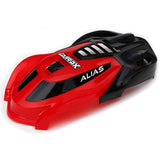 Traxxas LaTrax Alias Quadcopter Red & Black Canopy & LED Lens with Feet & Screws - tra6611