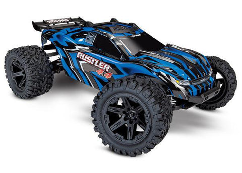 Traxxas 1/10 Rustler 4x4, RTR, Blue, 67064-1_BLUE - tra67064-1-blue_51c55848-56bf-4d52-aebc-48db5d7472b1